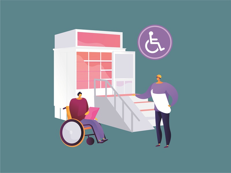 Accessibility audit and consultancy session — evaluating building and digital accessibility